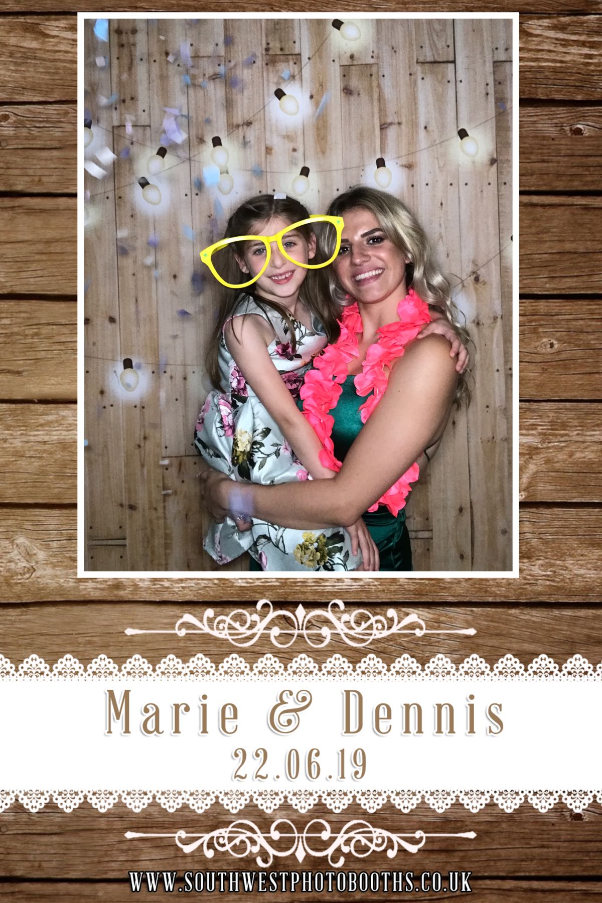 Marie and Dennis | View more photos from the event at gallery.southwestphotobooths.co.uk/u/SWPB/Marie-and-Dennis